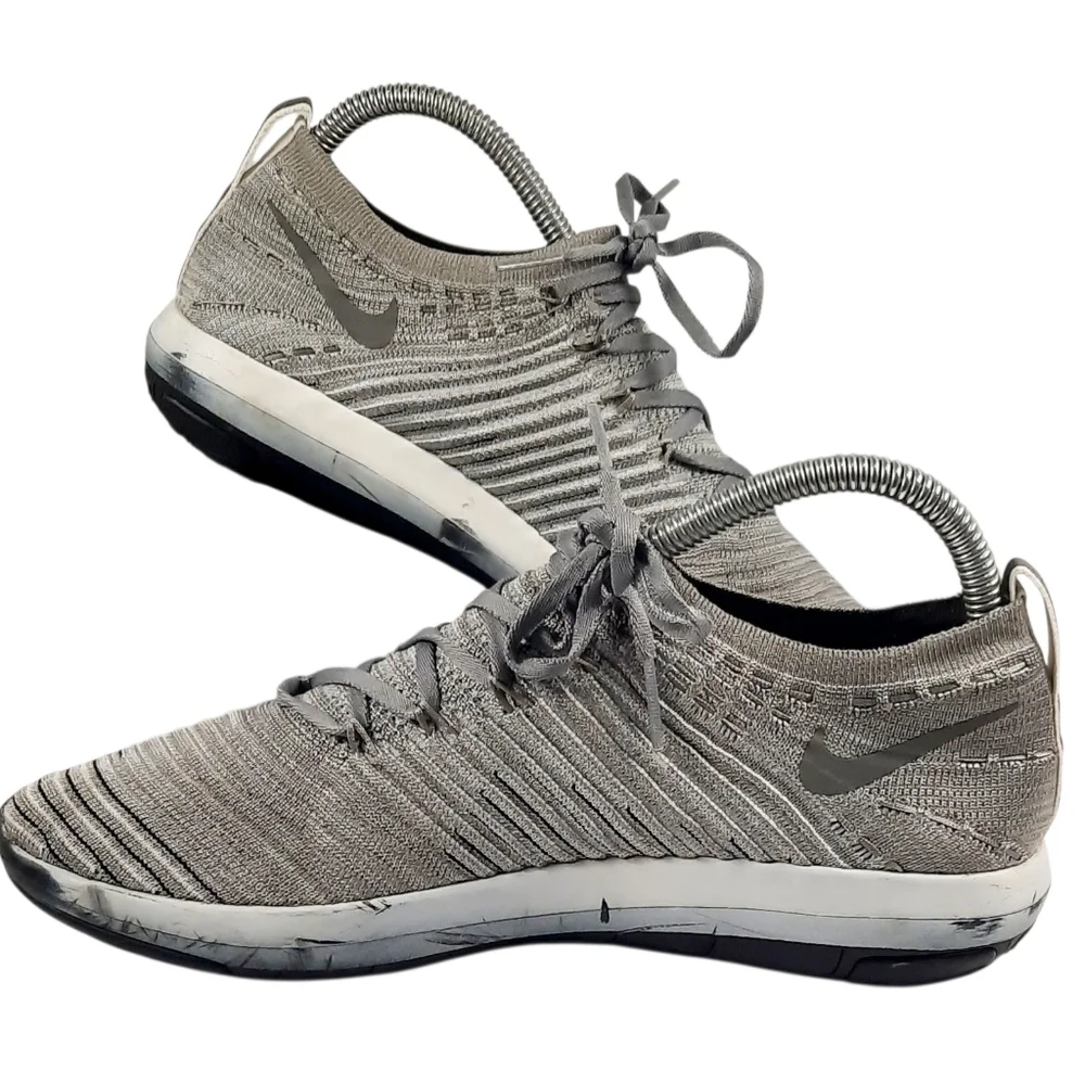 NIKE NIKELAB FREE TRANSFORMFK FLYKNIT SAIL/GREY(878552-100) Womens Sz 7.5